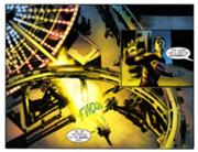 Superboy at an amusement park