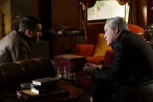 MARVEL'S AGENTS OF S.H.I.E.L.D. - "Chaos Theory" - As Daisy and the team fight to protect Inhumans, S.H.I.E.L.D. discovers the shocking truth about one of their biggest foes. Meanwhile, Fitz helps Simmons recover information that could lead them back through the portal, on "Marvel's Agents of S.H.I.E.L.D.," TUESDAY, NOVEMBER 10 (9:00-10:00 p.m., ET) on the ABC Television Network. (ABC/Byron Cohen) BRETT DALTON, POWERS BOOTHE