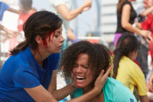 Julia Taylor Ross as Maggie Lin and Genelle Williams as Shelby Hart