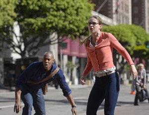 "Human For a Day" -- Kara and her friends must rely on their inner strength and courage when an earthquake strikes National City, on SUPERGIRL, Monday, Dec. 7 (8:00-9:00 PM, ET/PT) on the CBS Television Network. Pictured left to right: Luke Macfarlane and Melissa Benoist Photo: Darren Michaels/Warner Bros. Entertainment Inc. ÃÂ© 2015 WBEI. All rights reserved.