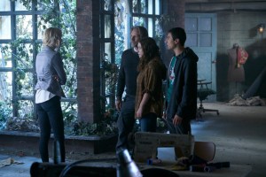 Laura Vandervoort as Elena Michaels, John Ralston as Sasha Antonov, Sofia Banzhaf as Katia Antonov and Alex Ozerov as Alexei Antonov