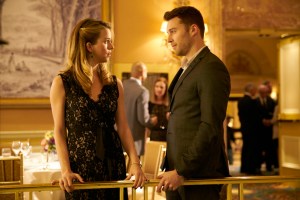 Kim Shaw as Cassie Williams and Peter Mooney as Jeremy Bishop