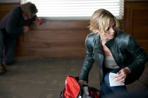 John Ralston as Sasha Antonov and Laura Vandervoort as Elena Michaels