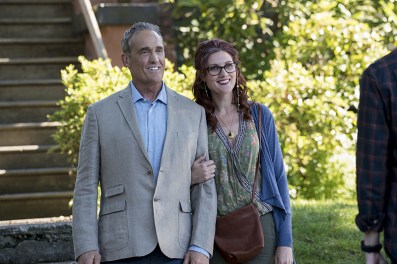 The Flash -- "Flashpoint" -- Image: FLA301a_0006b.jpg -- Pictured (L-R): John Wesley Shipp as Henry Allen and Michelle Harrison as Nora Allen -- Photo: Katie Yu/The CW -- ÃÂ© 2016 The CW Network, LLC. All rights reserved