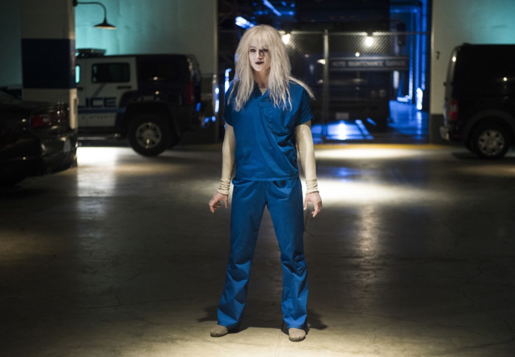 Supergirl -- "We Can Be Heroes" -- SPG210a_0129.jpg -- Pictured: Brit Morgan as Livewire -- Photo: Diyah Pera/The CW -- ÃÂ© 2017 The CW Network, LLC. All Rights Reserved